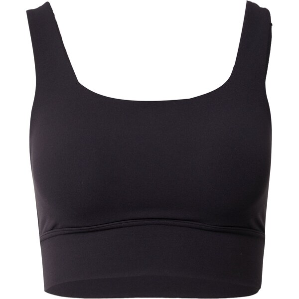 NIKE Športová podprsenka Alate čierna / biela 37872466