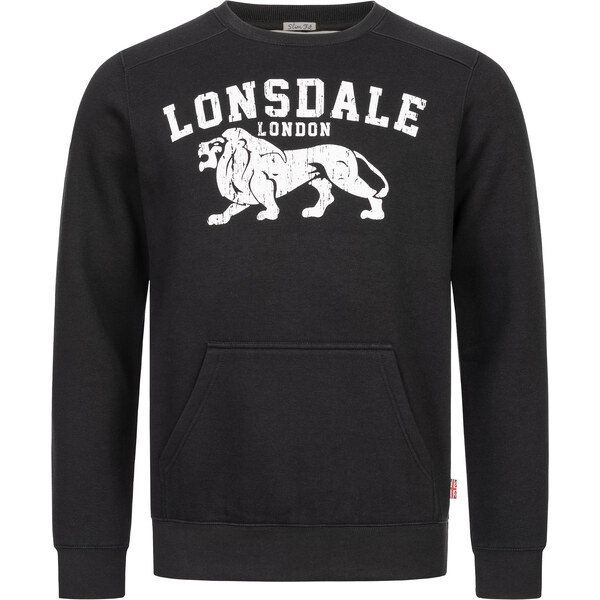 Lonsdale Mens crewneck sweatshirt slim fit 65611430