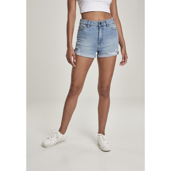 Urban Classics Ladies 5 Pocket Shorts Lt. Authenticblue Washed 50680712