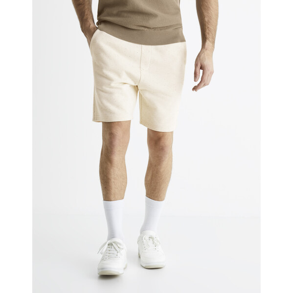 Celio Cotton Shorts Bonepsey - Men 50521606