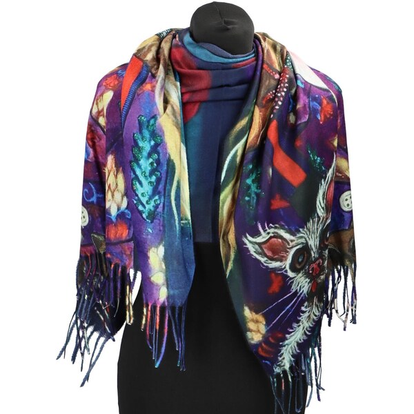 Dámsky šál farebný - Firenze Anwera 5 farebná 60850795