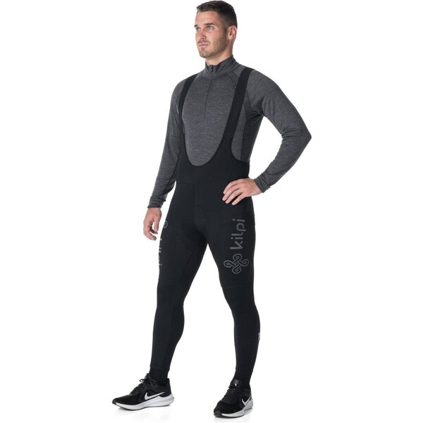 Pánske cyklistické legíny Kilpi VALLEY-M čierna 36600400