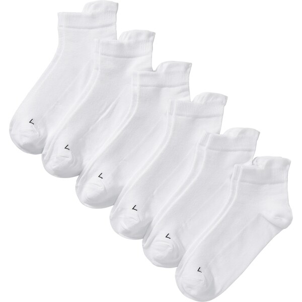 bonprix Športové ponožky (6 ks v balení) COOLMAX, farba biela 44888344
