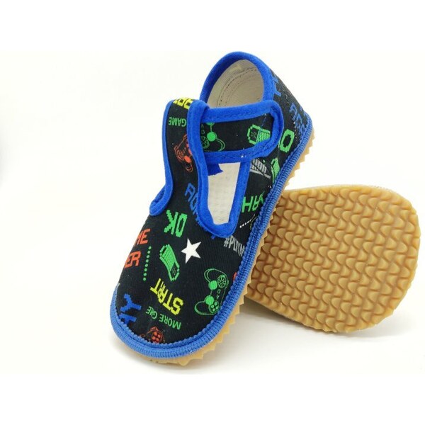 Barefoot papučky BEDA Play BF 060010/W 46771677