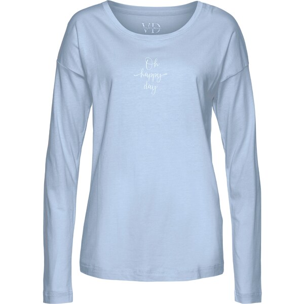 VIVANCE Tričká na spanie svetlomodrá / biela 54242118