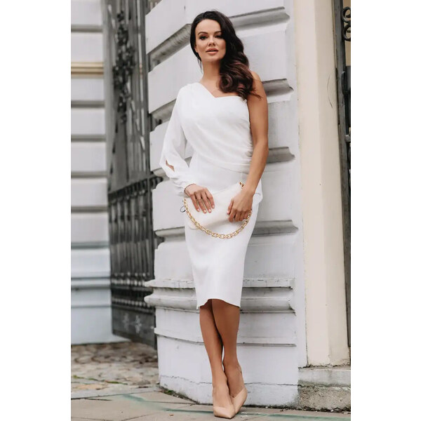 Glara Asymetrické spoločenské šaty 37512137