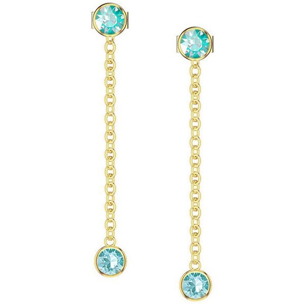 SWAROVSKI Elements Swarovski e. náušnice zlaté visiace Lady Night, 37512148