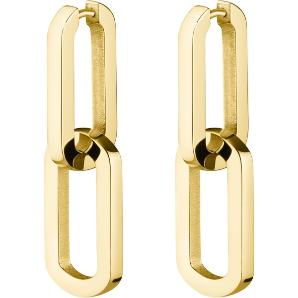 Rosefield Minimalistické pozlátené náušnice 2v1 Essentials JEDHG-J585 66584450