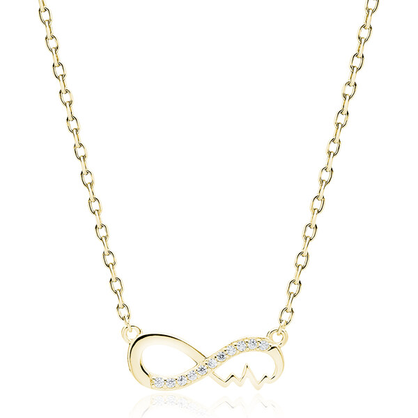 Olivie Náhrdelník TLKOT SRDCA & NEKONEČNO GOLD 7249 37665733