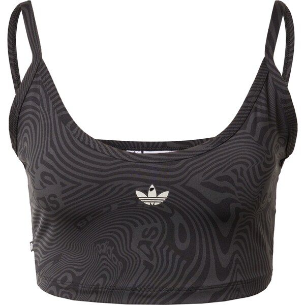 ADIDAS ORIGINALS Podprsenka Marble Prints sivá / čierna / biela 37566214