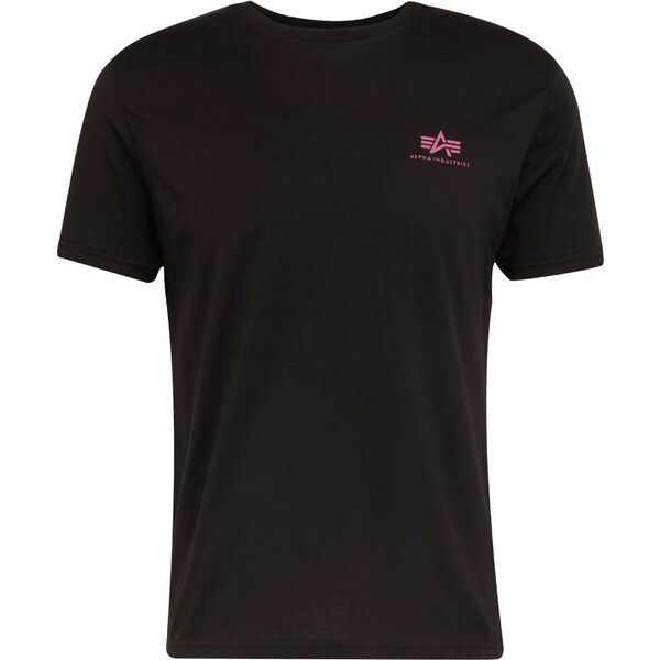 ALPHA INDUSTRIES Tričko svetloružová / čierna 37582878