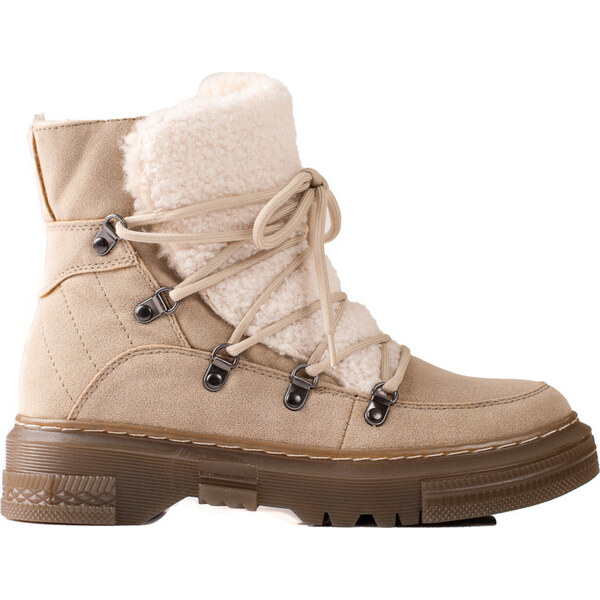 Goodin Dámske béžové snehule s kožušinkou GD-TL35LT.BE 37575992