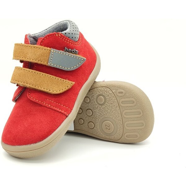 Barefoot kožené členklové topánky BEDA JULI - BF 00010/W/M/2 46771681