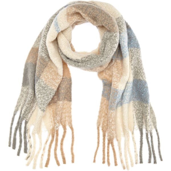 LASCANA Šál béžová melírovaná / sivá 62184049