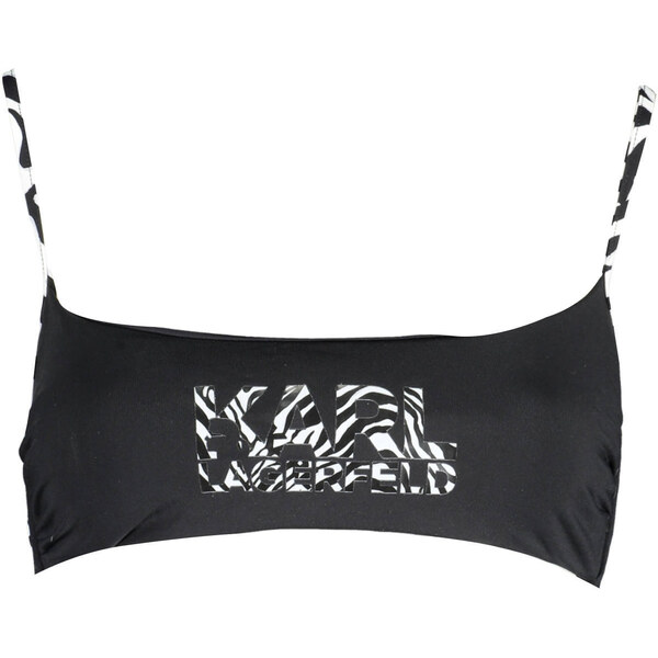 KARL LAGERFELD BEACHWEAR Čierny plavkový top KARL LAGERFELD 64704274