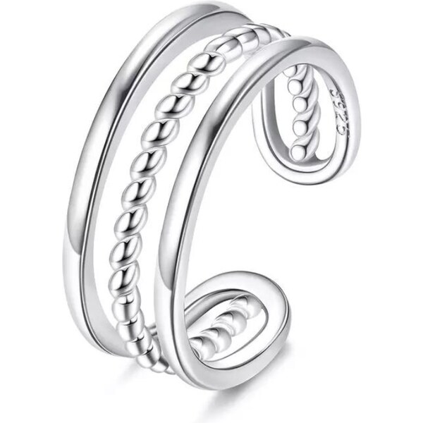 Olivie Strieborný prsteň na nohu Penélope 7259 37665743