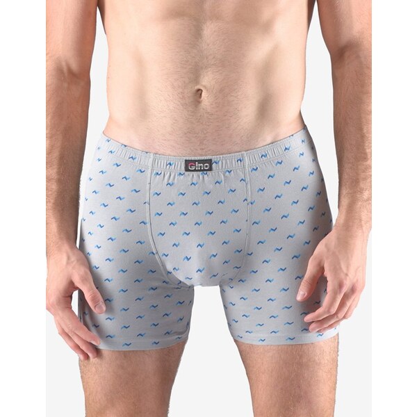 Šedé boxerky s dlhšou nohavičkou 37641500