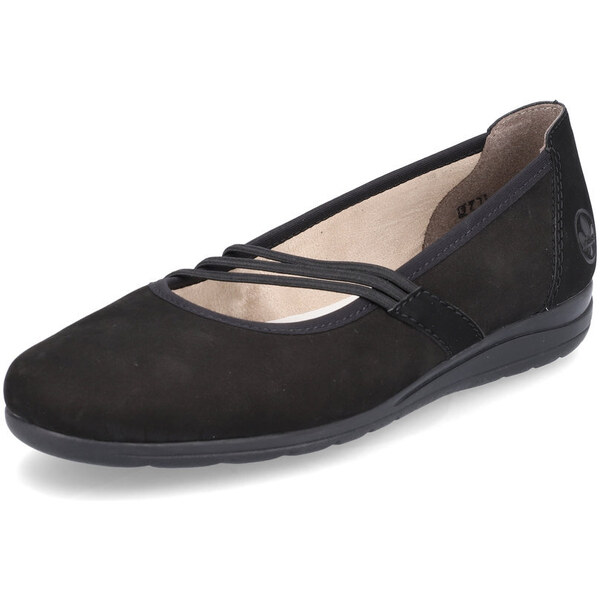 Dámske baleríny Rieker L9369-00 čierna 39373878