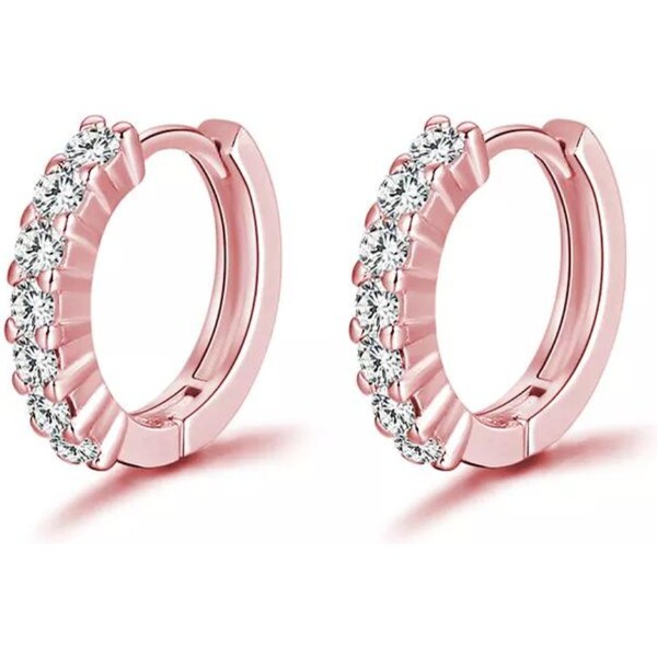 Olivie Strieborné 14mm KRUHY ROSE 7272 37794882