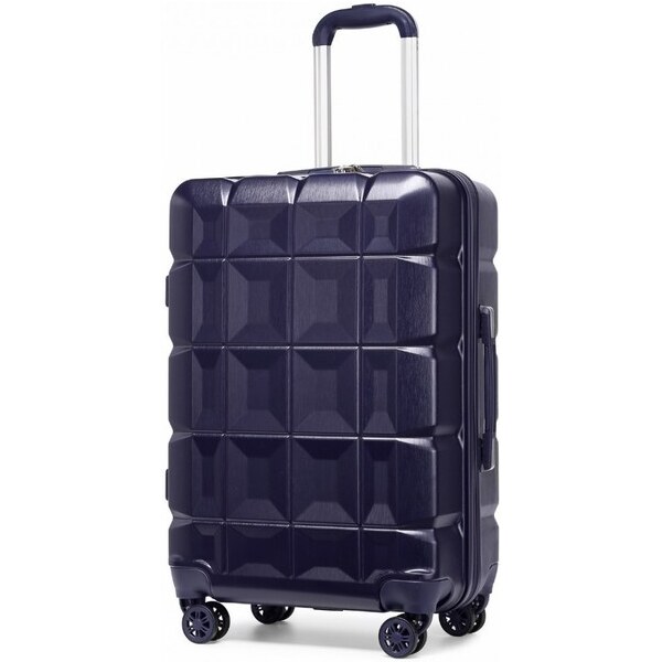 KONO Cestovný kufor - malý ABS plastový tmavomodrý 47739679