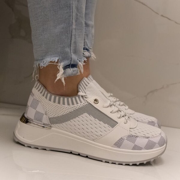 BOSIDO Dámske biele tenisky BEPAVE 37686336