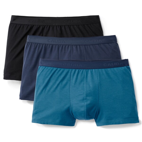 CALIDA Boxerky námornícka modrá / modrozelená / čierna 38006406