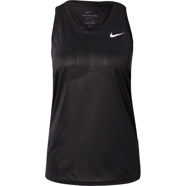 NIKE Športový top čierna / biela 37691501