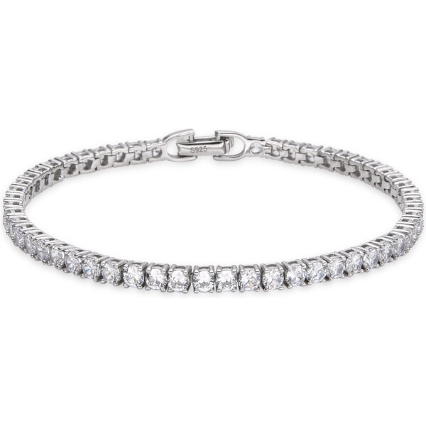 Olivie Strieborný tenisový 19cm/3mm náramok 7278 37794886