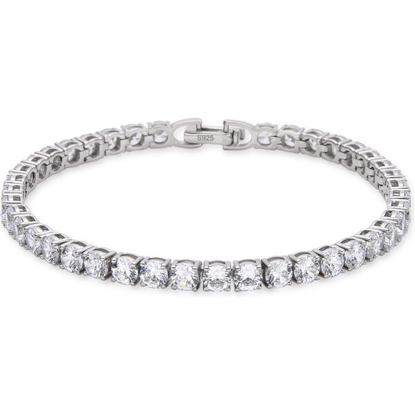 Olivie Strieborný tenisový 17cm/4mm náramok 7279 37794887