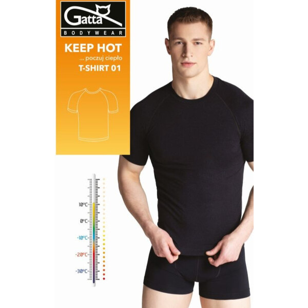 GATTA BODYWEAR Pánsky nátelník T-SHIRT MEN 01 KEEP HOT 37727377