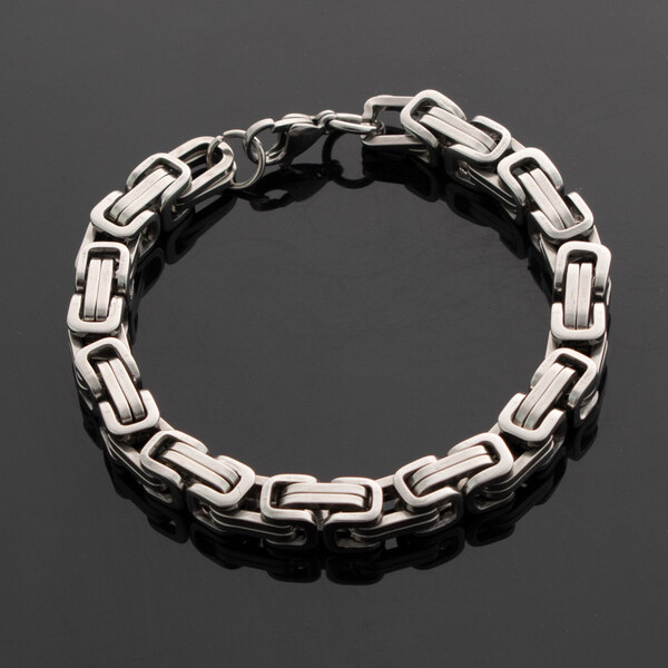 CITY STORM Náramok z chirurgickej ocele kráľovský vzor - Imperial 8 66888938