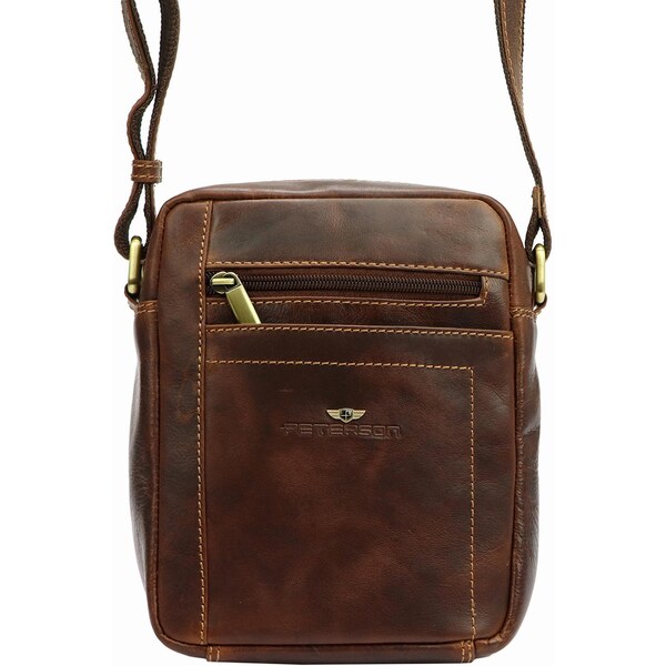 Kožená pánska crossbody taška Peterson 61082772