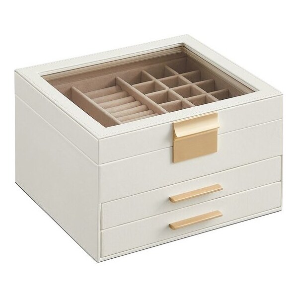 Troli Dizajnová biela šperkovnica Troli 66586115