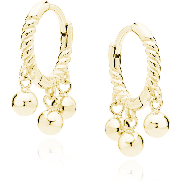 Olivie Strieborné náušnice Jazmína GOLD 7306 37920759