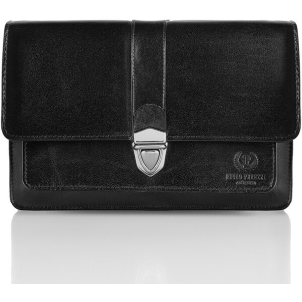 PAOLO PERUZZI Pánska kožená príručná taška-etue 37873957