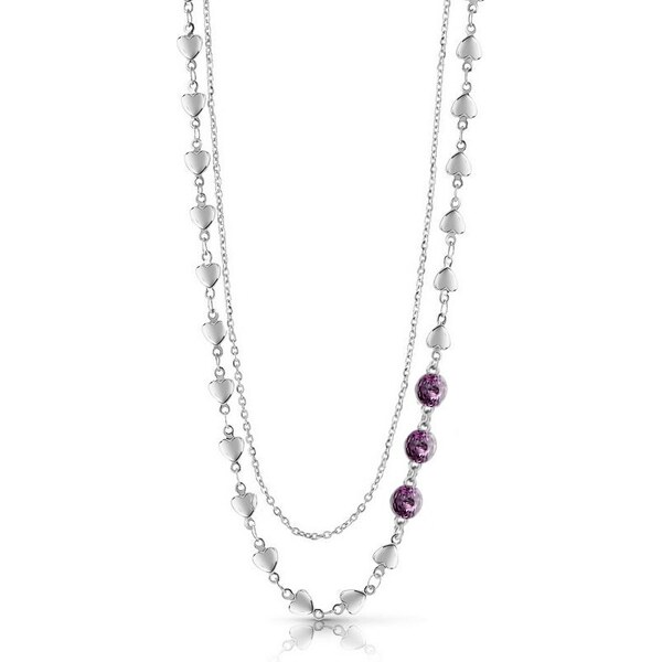 SWAROVSKI Elements Swarovski e. dvojitý náhrdelník Triumph of Love 37893606