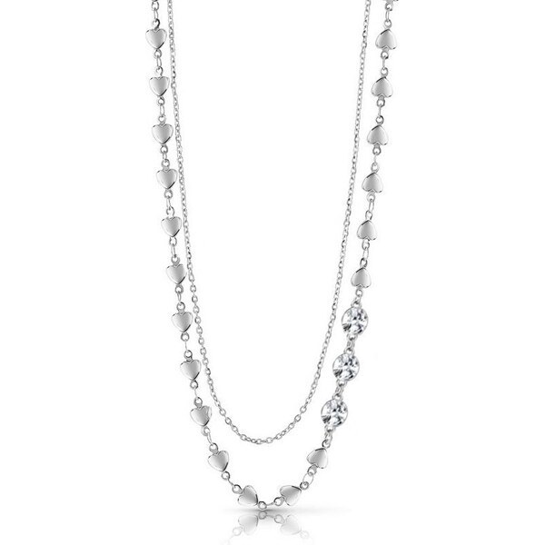 SWAROVSKI Elements Swarovski e. dvojitý náhrdelník Triumph of Love 37893607