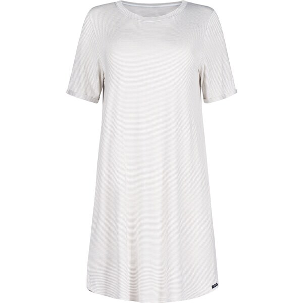 Skiny Nočná košieľka tmavošedá / biela 65831567