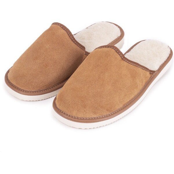 Vlnka Dámske kožené šľapky s ovčou vlnou veľkosti obuvi - dospelí 36 9060906