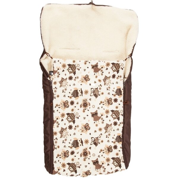 Vlnka Detský fusak s ovčou vlnou sovičky 65480892