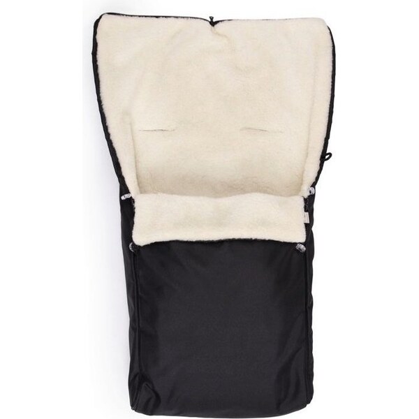 Vlnka Detský fusak s ovčou vlnou čierna 65796902