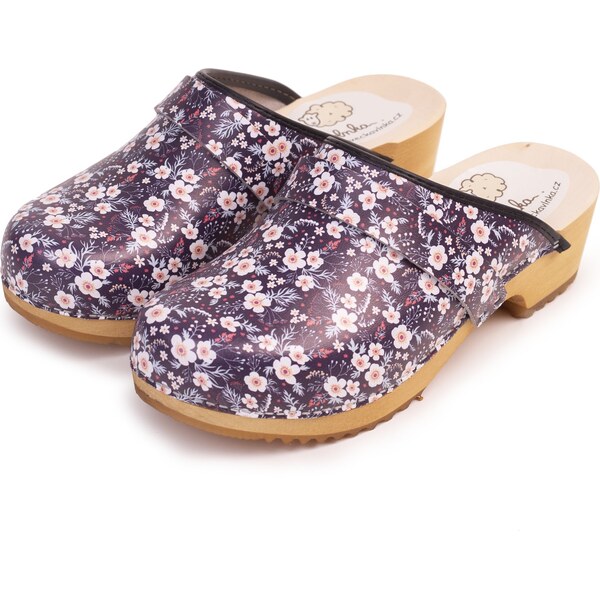 Vlnka Dámske anatomické dreváky flora veľkosti obuvi - dospelí 36 17407431