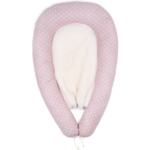 Vlnka Hniezdočko 2v1 pre bábätko s ovčou vlnou bodky 65796915