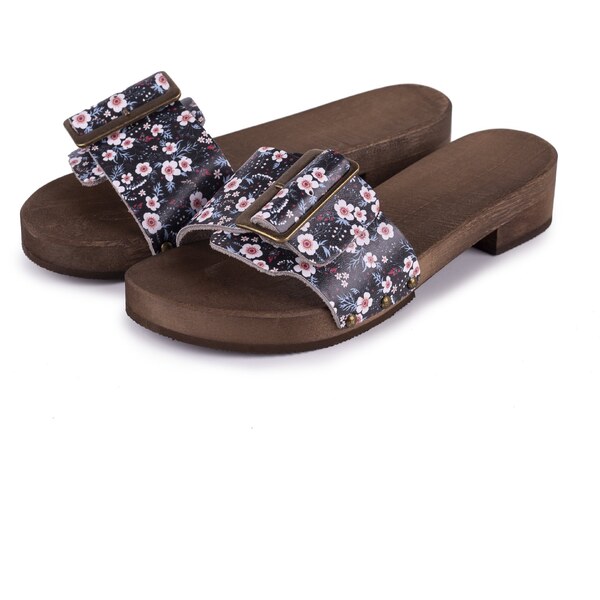 Vlnka Dámske nízke dreváky flora veľkosti obuvi - dospelí 37 17407442