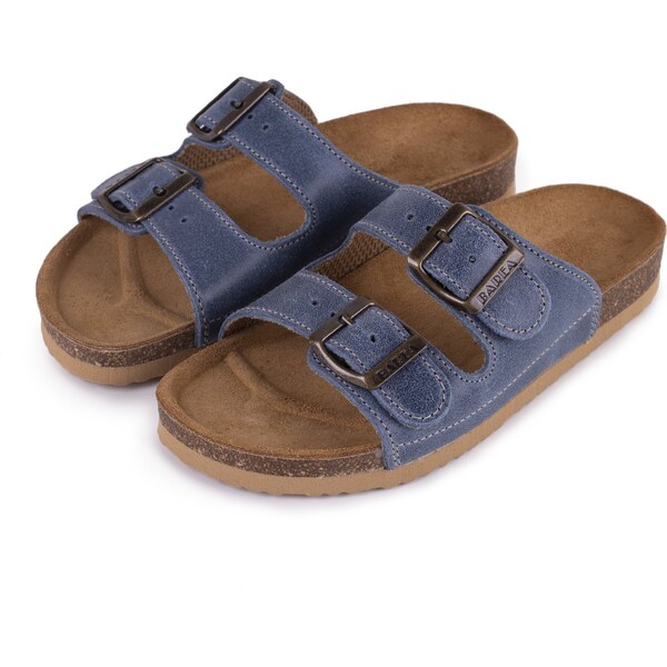 Vlnka Detské korkové anatomické prezuvky modrá veľkost deti 27 16506022