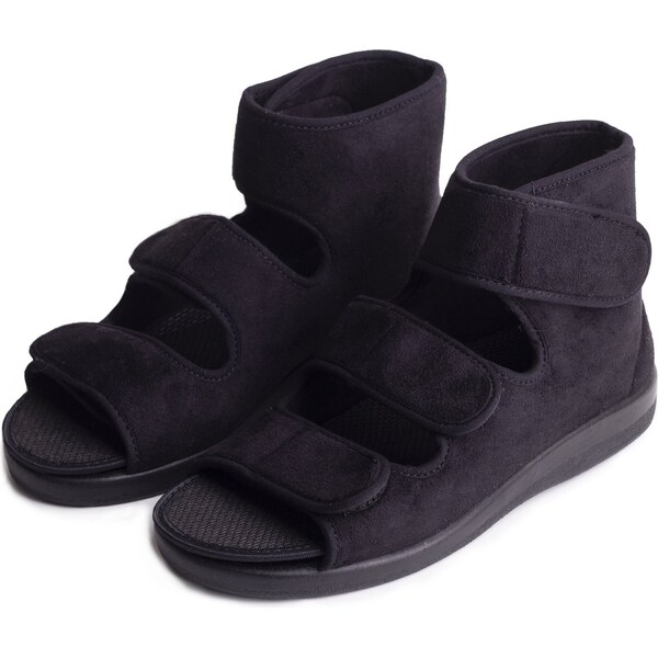 Vlnka Zdravotná obväzová obuv otvorená členková Čierna veľkosti obuvi 22402051