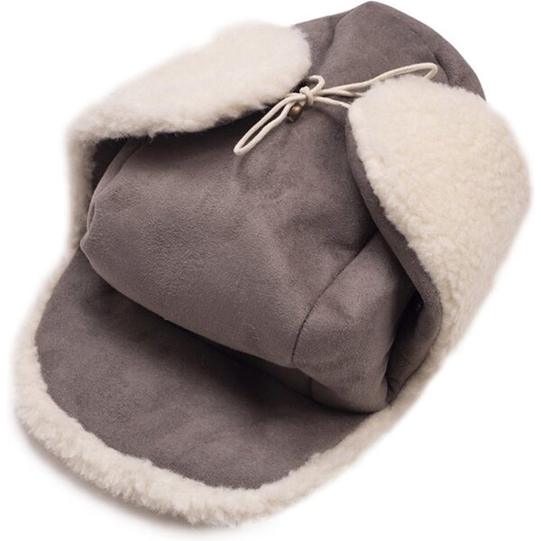 Vlnka Baranica z ovčej vlny velúr sivá veľkosti oblečenia M 50220474