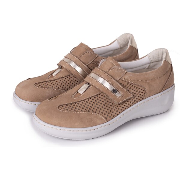 Vlnka Dámske kožené tenisky Sofia svetlo hnedá veľkosti obuvi - 24665250