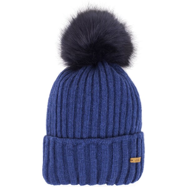 Vlnená čiapka Vlnka V04 modrá 50220491