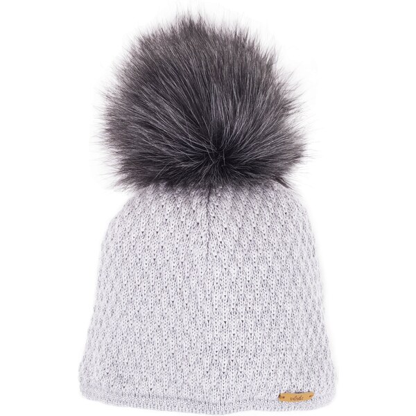 Vlnená čiapka Vlnka V01 svetlo sivá 50220497